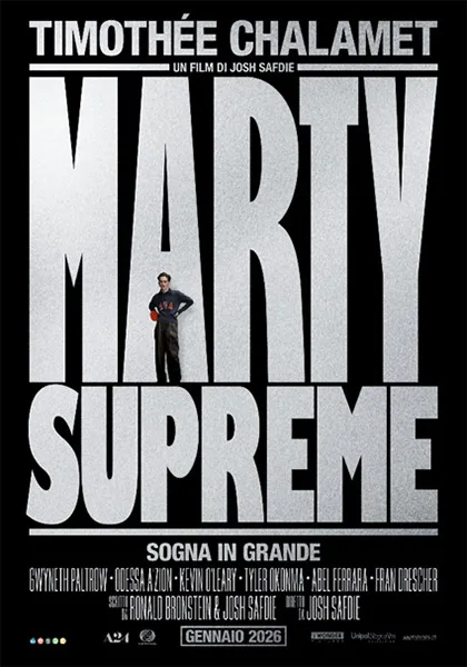 Locandina MARTY SUPREME — Arena Giardino Riposto