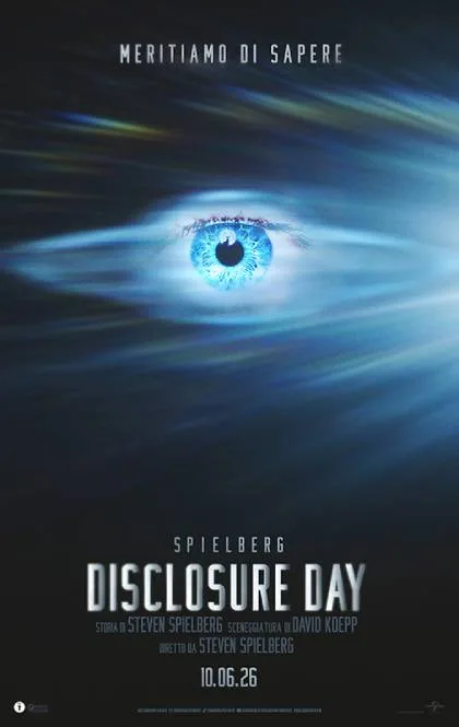 Locandina DISCLOSURE DAY — Arena Giardino Riposto